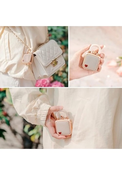 Lovelock Ses Kayıt Özellikli Bluetooth Hoparlör Ve Times Frame Akıllı Dijital Çerçeve Hediye Seti, Pembe