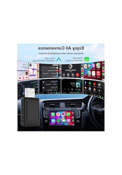 Kablosuz Carplay Adaptörü - 2016 Ve Üzeri Araçlar İçin Açık Mavi