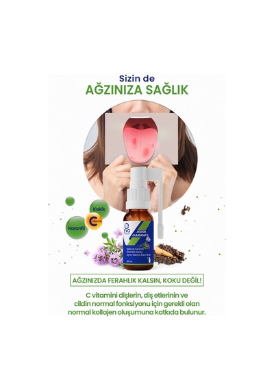 Evo Pharma Kekik ve Karanfil Ekstraktı İçeren Sprey Takviye Edici Gıda 30 ML