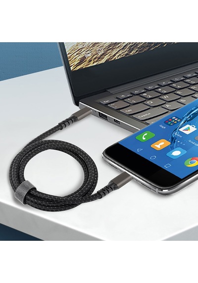Hızlı Şarj Ve Yüksek Hızlı Veri Aktarımı 100w Pd Şarj Ve 20gbps Data İki Ucu Type-c Kablosu 3metre