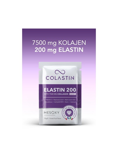 Colastin 7500 Mg Kolajen 200 Mg Elastin 30 Adet Toz Saşe Kolay Ve Yumuşak Içim