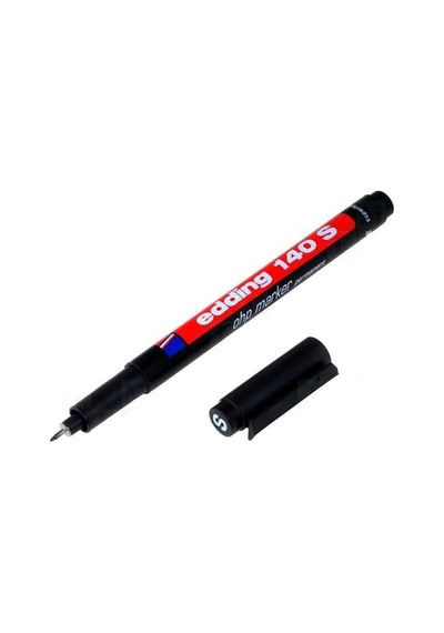 EDDING E-140S SİYAH ASETAT KALEMİ