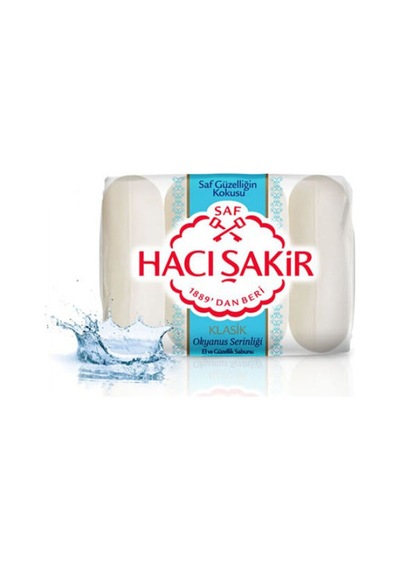 2 Adet Hacı Şakir Güzellik Sabunu Klasik 4x70 G Diğer