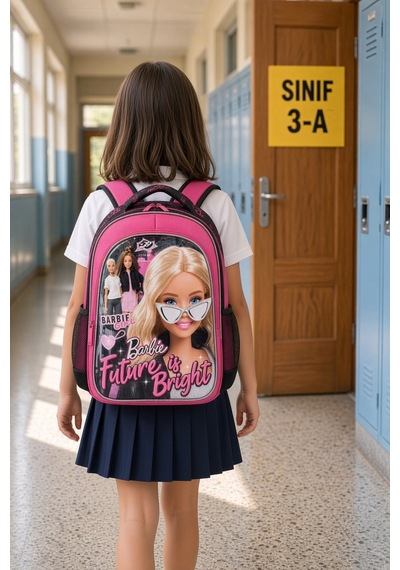 Barbie İlkokul Sırt Çantası 40x27x15 Cm Çok Renkli