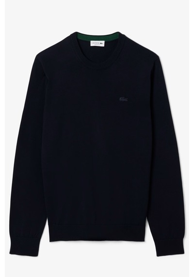 Lacoste Men's Regular Fit Crew Neck Merino Wool Sweater Bisiklet Yaka Merino Yünlü Kazak Lacivert Lacıvert Lacoste Men's Regular Fit Crew Neck Merino Wool Sweater Bisiklet Yaka Merino Yünlü Kazak Lacivert Lacıvert