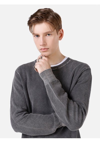 Colin's Colins Regular Fit Bisiklet Yaka Antrasit Erkek Kazak Cl1066966 Antrasit
