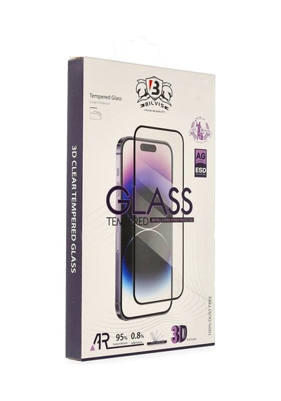 Apple Uyumlu iPhone 15 Pro Max Bilvis 3d Cam Ekran Koruyucu Evimdeyokyok