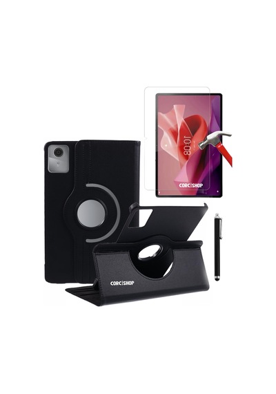 Lenovo Tab M11 /tab K11 11inç Modeliyle 360 Dönerli Tablet Kılıfı 3lü Set Uyumlu Arka Kapak