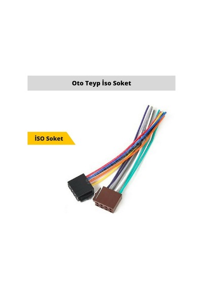 Oto Teyp Hoparlör Soketi Iso  Soket