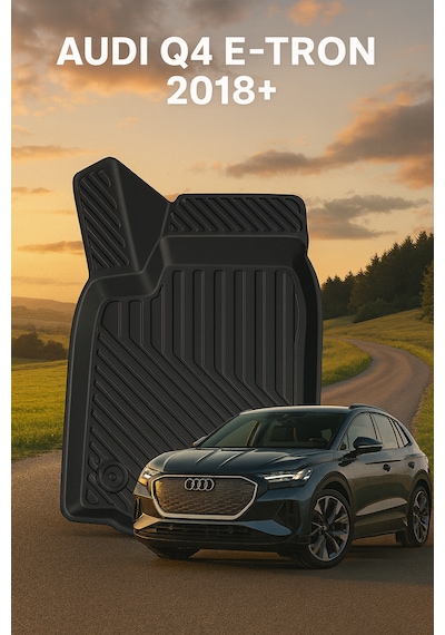 Audi Q4 E-tron 2018+ Uyumlu 3d Oto Paspas Premium