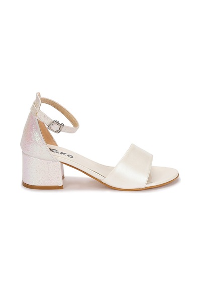 Kiko Kids Kiko 769 Kum Cilt Günlük Kız Çocuk 3 Cm Topuk Sandalet Ayakkabı S Sedef