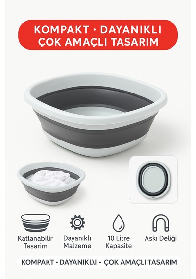 10 Lt Badya Katlanabilir Akordiyon No: 3
