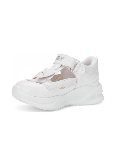 4023 Kız Bebek Yazlık Işıklı Sneaker Beyaz