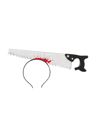 Kafaya Saplanmış Halloween Kanlı Testere Şaka  Tacı