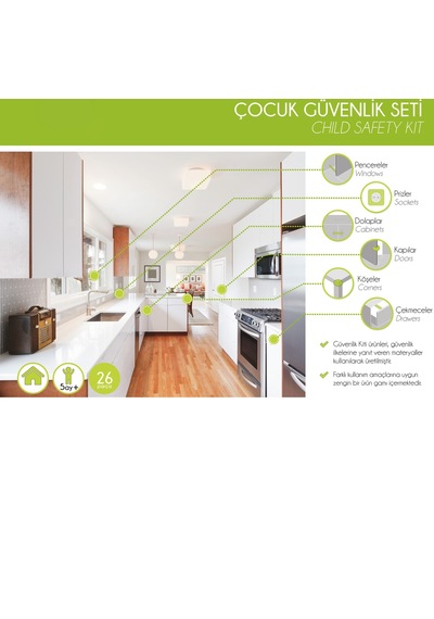 Çocuk Güvenlik Seti - Profesyonel 26 Parça