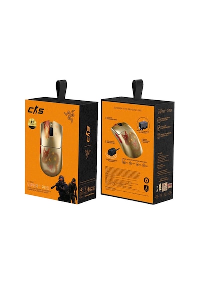 Viper V3 Pro Cs 2 Dragon Lore Edition 8k Hz Focus Pro 35k Gen-2 Sensör Kablosuz Gaming Mouse Diğer