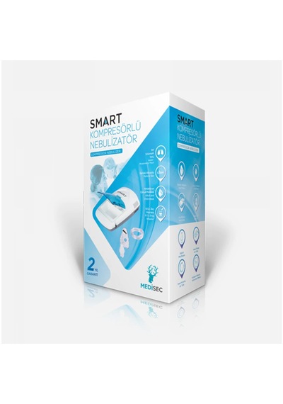 Medisec Smart Kapaklı Kompresörlü Nebulizatör