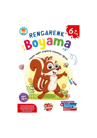 Rengarenk Boyama 6 Yaş - Ybve-722728