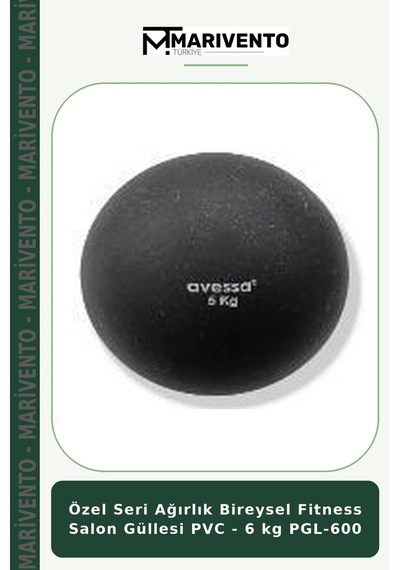 Özel Seri Ağırlık Bireysel Fitness Salon Güllesi Pvc - 6 Kg Pgl-600