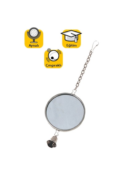 Karlıe Aynalı Kuş Oyuncağı Çap 5 Cm