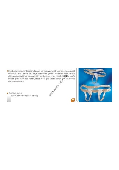 Medikaltec Çift Taraflı Kasık Fıtığı Bedensiz