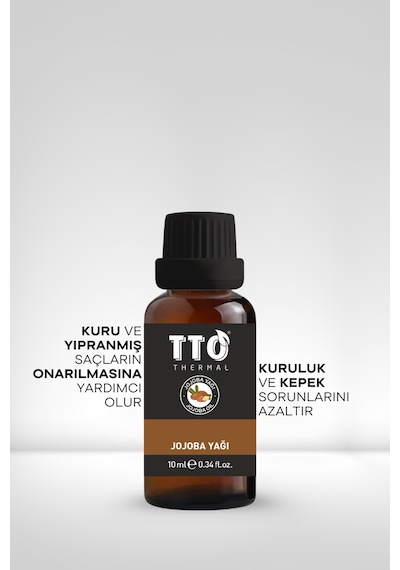 Tto Thermal Jojoba Yağı 10 Ml – Doğal Nem Koruyucu & Cilt Besleyici Yağ