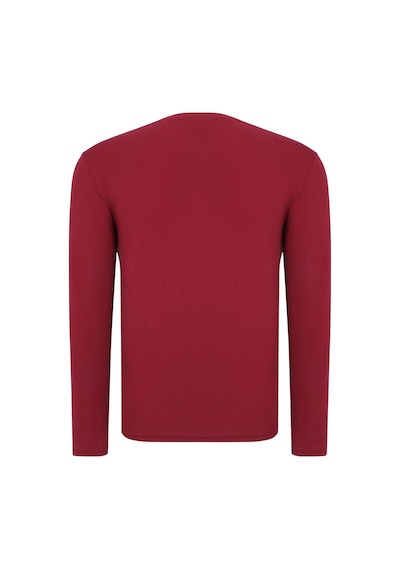 İkili Set T8588 Dewberry Yuvarlak Yaka Erkek Sweatshırt-bordo-lacivert Bordo-lacivert