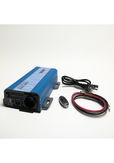 Hegel - İnges 12 Volt 1000 Watt Tam Sinüs Ups İnverter - 12v 1000w Ac Şarjlı Kumandalı İnvertör
