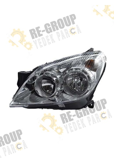Opel Astra H Ön Far Kromlu Beyaz 2007- Sol 1216659