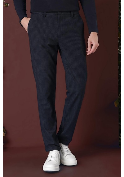 Efor P 1141 Slim Fit Lacivert Klasik Pantolon Lacivert