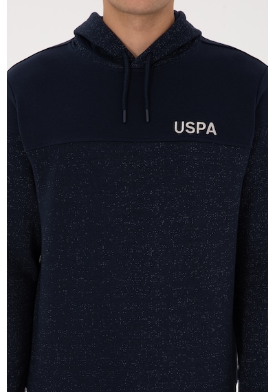 U.S. Polo Assn. Erkek Regular Fit Kapüşonlu Lacivert Sweatshirt 50316349-VR033