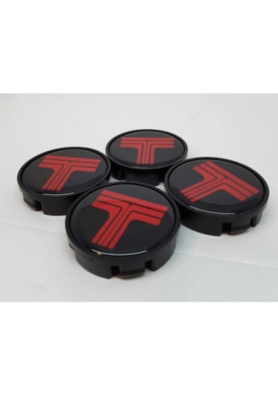 Jant Göbeği Tofaş Uyumlu 55/52 52MM Yuva 4'Lü Set Kırmızı Plasto