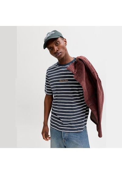 Jack & Jones Norrebro Erkek Lacivert Tişört 12291021-skyc Lacivert