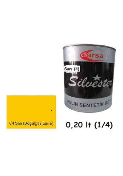Darsa Silvester Sentetik Yağlı Boya ¼ 0,20lt
