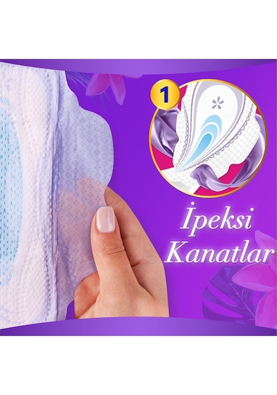 Orkid Platinum Süper Ekonomik Hijyenik Ped Gece 16'lı
