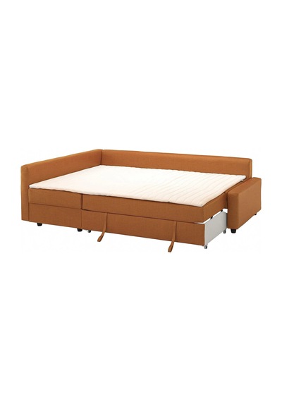 Ikea Kahverengi Modern Kanepe - Bazalı Yataklı Köşe Kanepe