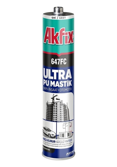 Akfix 647fc Beyaz Ultra Poliüretan Otomotiv Yapı Pu Mastik 280ml 004