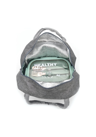 Valkyrie Isı Yalıtımlı Termal Çantalı Çelik Lunch Box Bpa Sız, Sızdırmaz, Çok Bölmeli Yemek Kabı Su Yeşili Su Yeşili