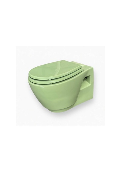 Ece Banyo - Ronda Design Fıstık Yeşili Asma Klozet Kapak Dahil Outlet - 7623-dl- Diğer