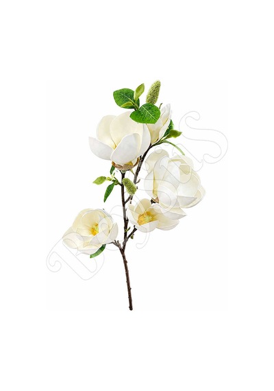 Yapay Manolya Buketi 90 Cm Beyaz