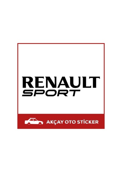 Renault Sport Sticker Renault Sticker Oto Sticker Araba Sticker