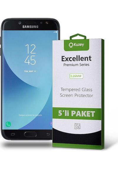 Samsung Uyumlu Galaxy J7 Pro Ekran Koruyucu Cam 5 Adet (534068416) 20 Tl Fark Ile Apple  iPhone Hızlı Şarj Kablosu