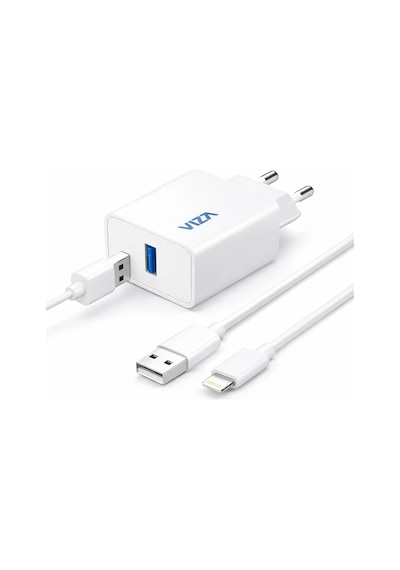 Wizz 10w Usb-a Şarj Adaptörü Ve Lightning Kablo Seti Seyahat Şarj Cihazı