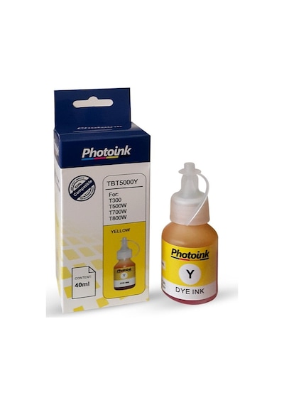 Brother Bt-5000y Uyumlu Photoink Plus Sarı Mürekkep 40 Ml Bk8681987574184 Photoink