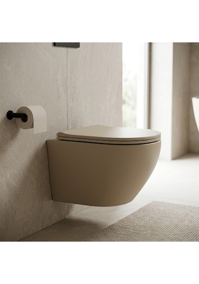 Et-y401mk Mat Cappucino Asma Klozet Krem