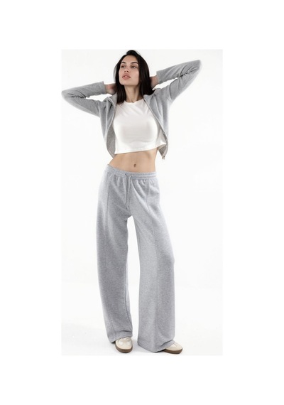 Hiccup Geniş Jogger Pantolon Açık Gri