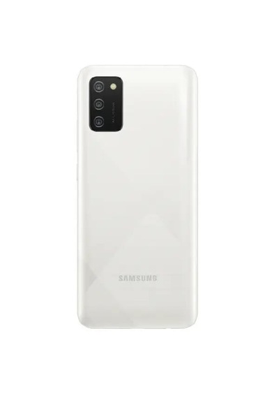 Samsung Uyumlu A02s Arka Kapak Kamera Camı Yok Beyaz