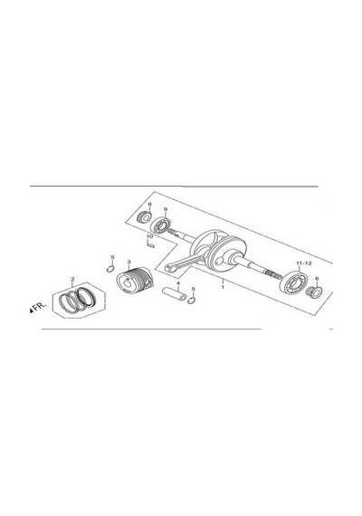 Hero Pleasure Pıston 0,50 Hr102-pl E1603-3