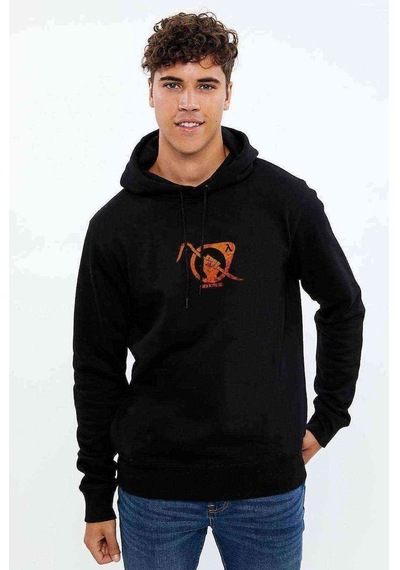 Half Life 2 Rise And Shine Baskılı Siyah Erkek Örme Sweatshirt (531001557)