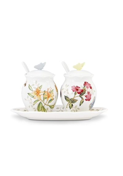 Lenox Butterfly Meadow Baharat & Sos Seti Beyaz